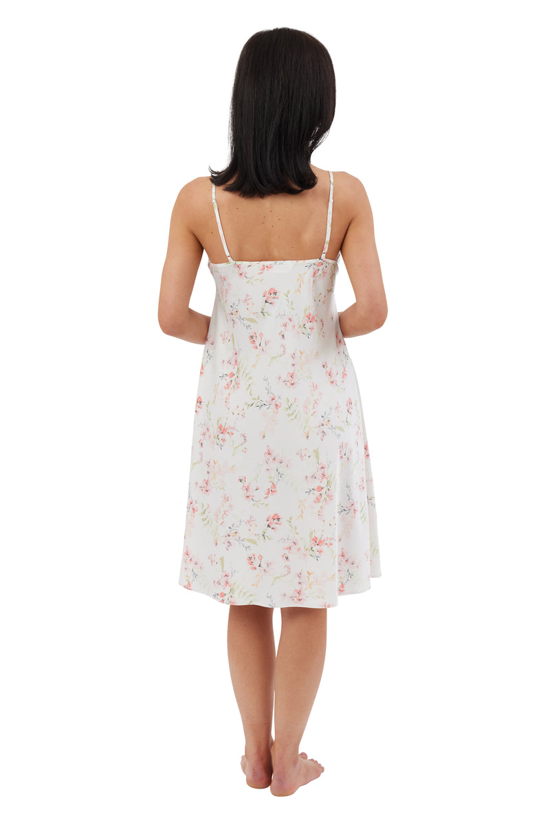 Satin Chemise - Floral