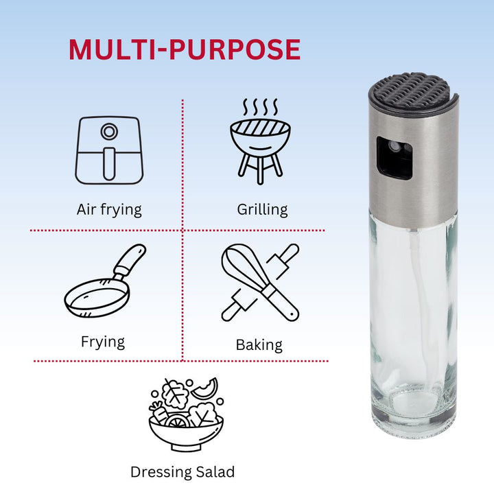 Stainless Steel Oil Mister Spray Bottle 100ml