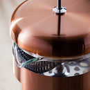 Copper Glass Cafetiere - 8 Cup