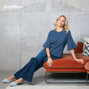 Jacinta Wide Leg Cord Jean - Teal