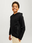 Fusion Zipped Hoodie - Black
