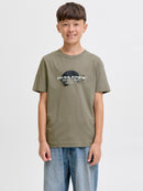 Condor Round Neck T-Shirt - Vetiver