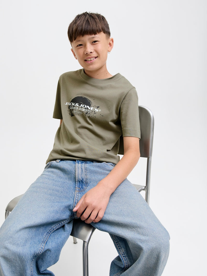 Condor Round Neck T-Shirt - Vetiver