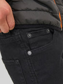 Liam Low Rise Skinny Jean - Black Denim