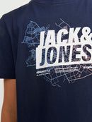 Map Logo Short Sleeve Tee - Navy Blazer