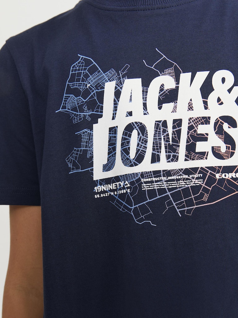 Map Logo Short Sleeve Tee - Navy Blazer
