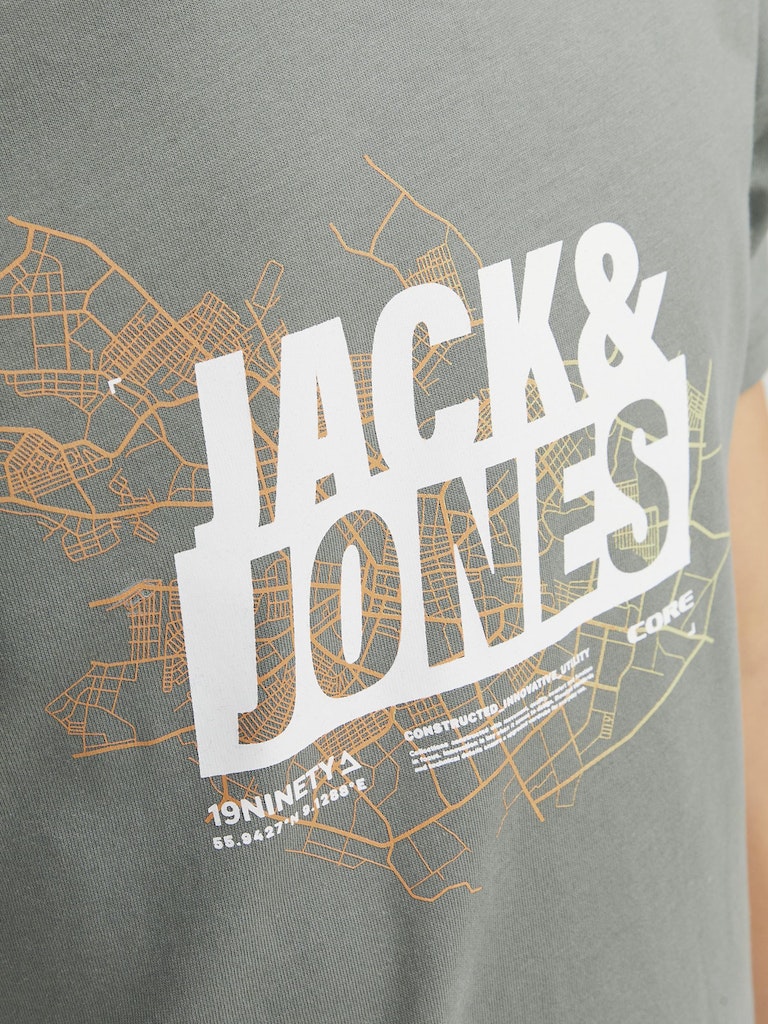 Map Logo Short Sleeve Tee - Agave Green