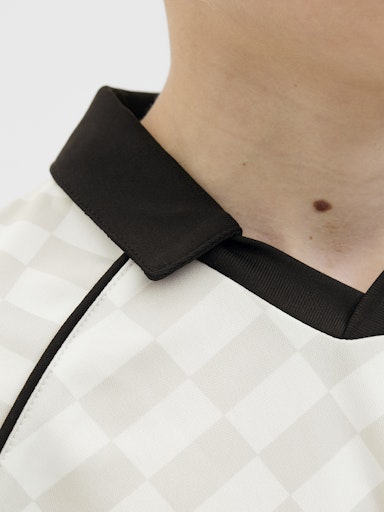 Open Collar Polo Shirts - Cloud Dancer