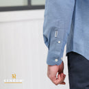 Jagger Oxford Shirt - Denim Melange