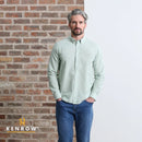 Jagger Oxford Shirt - Green Melange