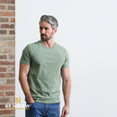 Jax Brushed Tee - Basil