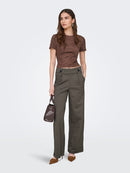 Geggo Mia Check Trouser - Cobblestone Check