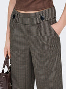 Geggo Mia Check Trouser - Cobblestone Check