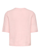 Chloe Short Sleeve Cardigan - Light Pink