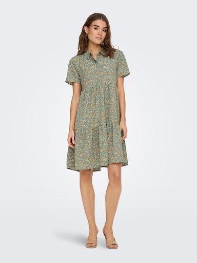 Maua Shirt Dress - Dusty Jade Green