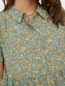 Maua Shirt Dress - Dusty Jade Green