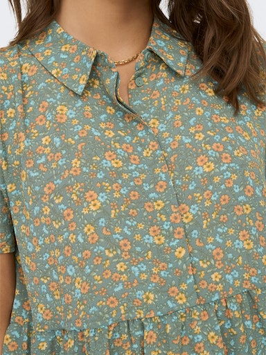 Maua Shirt Dress - Dusty Jade Green