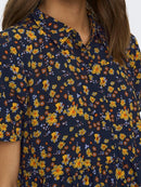 Maua Shirt Dress - Sky Captain