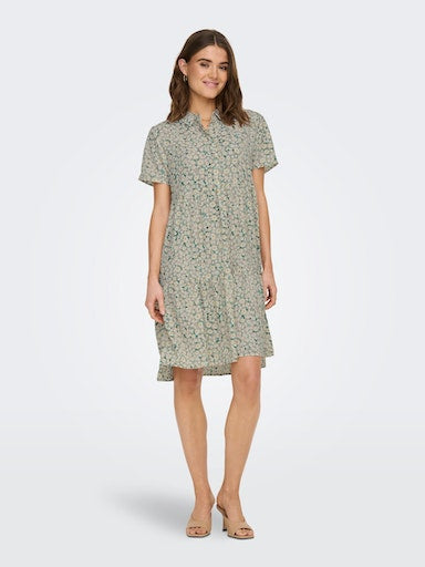 Maua Shirt Dress - Chateau Grey