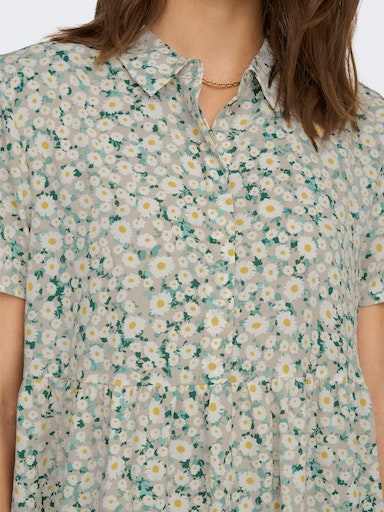 Maua Shirt Dress - Chateau Grey