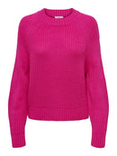 Rowe Round Neck Jumper - Fuchsia/purple
