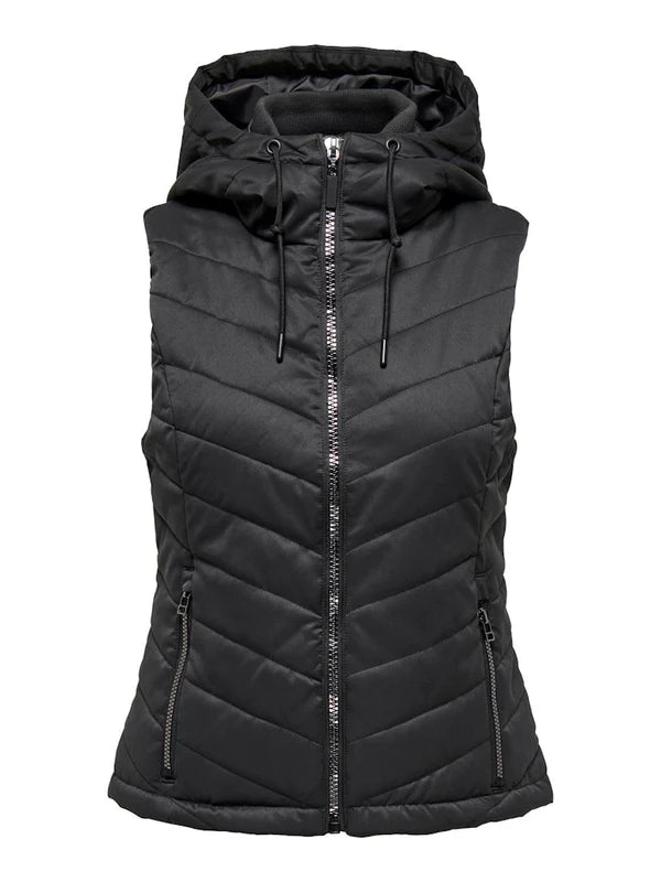 Bonie Hooded Gilet - Phantom
