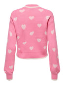 Romance L/S Jacquard Pullover - Sachet Pink