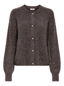 Lumi Life Button Cardigan - Bracken Melange