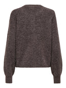 Lumi Life Button Cardigan - Bracken Melange
