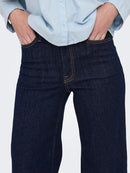 Felina-Fina Wide Leg Jean - Dark Blue Denim