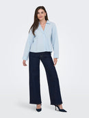 Felina-Fina Wide Leg Jean - Dark Blue Denim