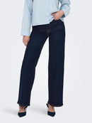 Felina-Fina Wide Leg Jean - Dark Blue Denim