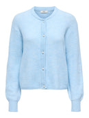 Lumi Life Button Cardigan - Cashmere Blue Melange