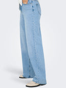 Ruby Wide Leg Jean - Light Blue Denim