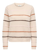 Sigrid Life Stripe Jumper - Cement & Chalk Pink
