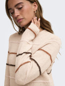Sigrid Life Stripe Jumper - Cement & Chalk Pink