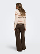 Sigrid Life Stripe Jumper - Cement & Chalk Pink