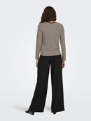 Pisa Print Top - Coffee Bean/sandshell