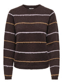 Sigrid Life Stripe Jumper - Coffee Bean & Fairy Tale