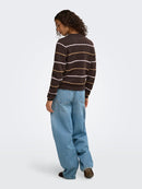 Sigrid Life Stripe Jumper - Coffee Bean & Fairy Tale