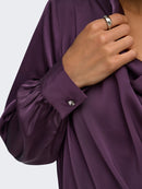 Rocky Waterfall Top - Plum Perfect
