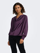 Rocky Waterfall Top - Plum Perfect