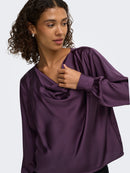 Rocky Waterfall Top - Plum Perfect