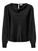 Rocky Waterfall Top - Black
