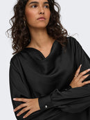 Rocky Waterfall Top - Black