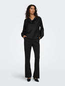 Rocky Waterfall Top - Black