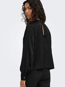 Rocky Waterfall Top - Black