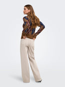 Reese Argyle Jumper - Bison/rum Raisin