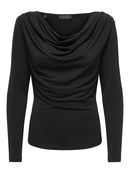 Vilda Waterfall Top - Black