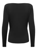 Vilda Waterfall Top - Black